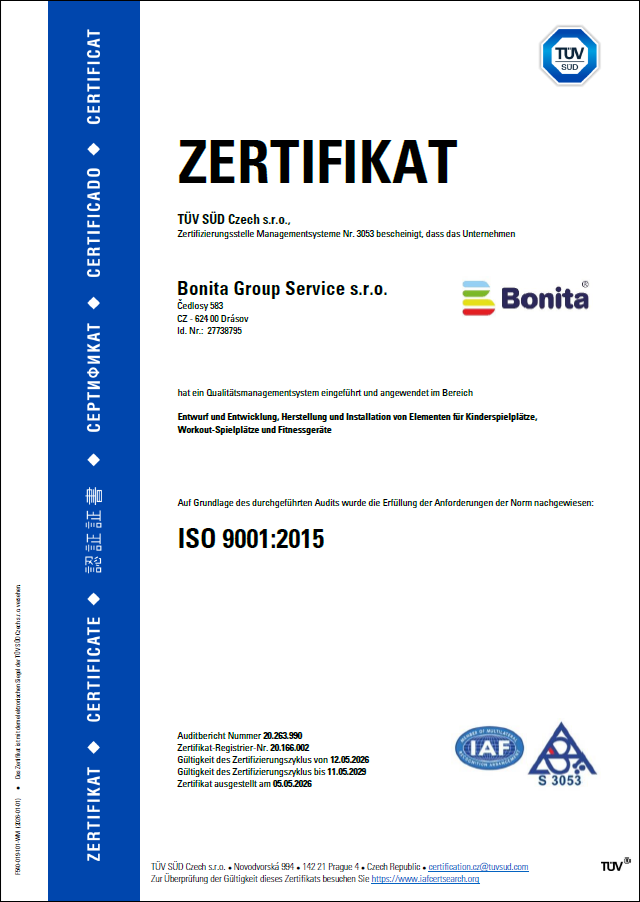 certifikát ISO