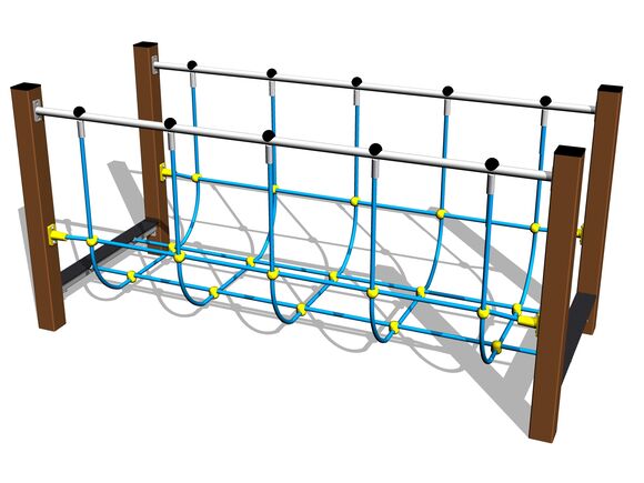Seil-Balanciersteg BAP-8003KW - braun
