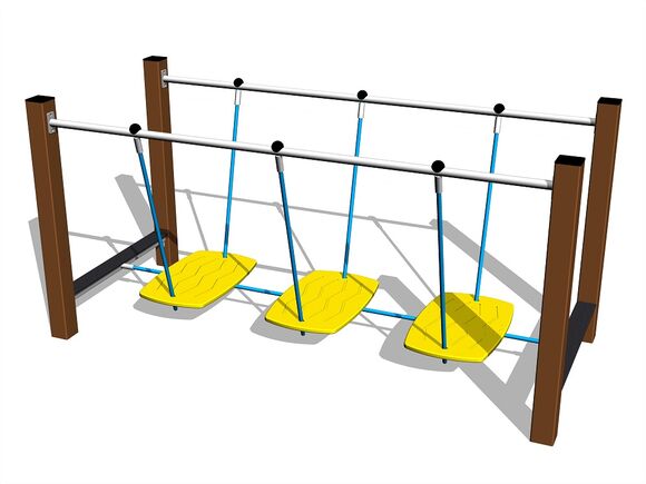 Seil-Balanciersteg BAP-8004KW - braun