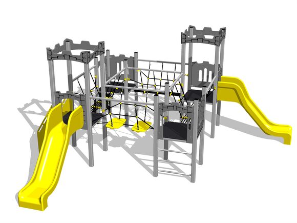 Burgspielset UNH4010KS - silber