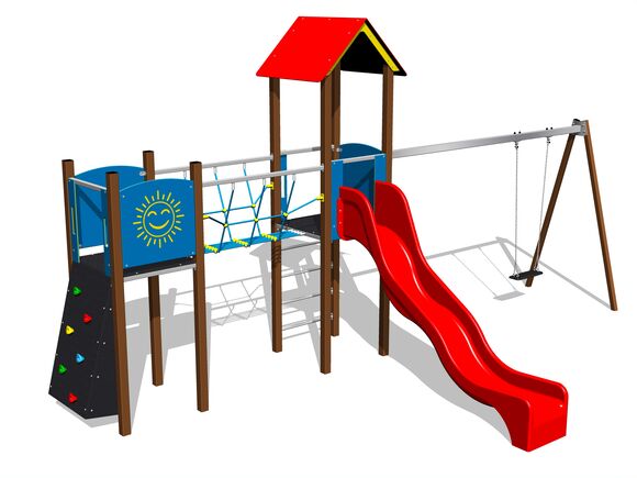 Klassische Spielaufstellung UNK2032KW - braun