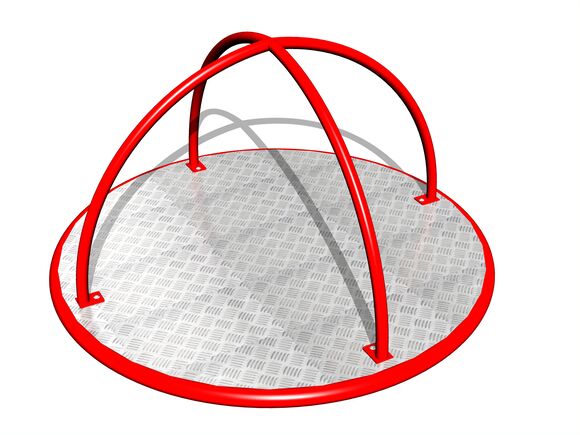 Karussell zum Stehen KON0005KR (Durchmesser 1,25 m) - rot	