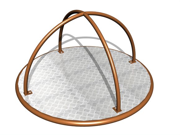 Karussell zum Stehen KON0005KW (Durchmesser 1,25 m) - braun