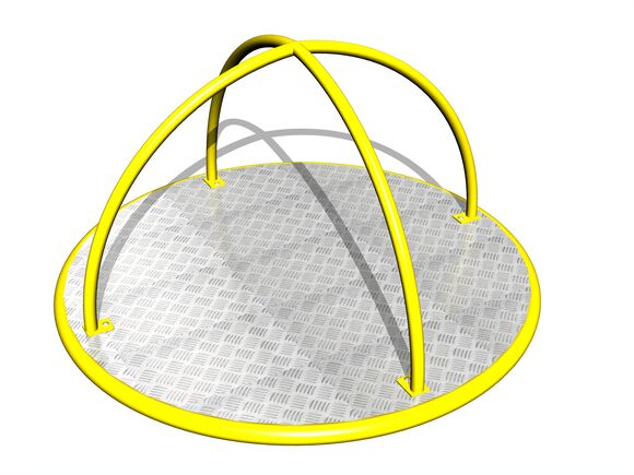 Karussell zum Stehen KON0005KY (Durchmesser 1,25 m) - gelb