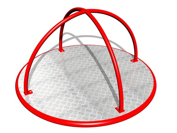 Karussell zum Stehen KON0006KR (Durchmesser 1,45 m) - rot	