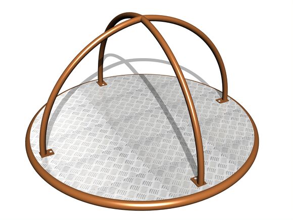 Karussell zum Stehen KON0006KW (Durchmesser 1,45 m) - braun