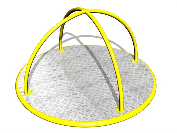 Karussell zum Stehen KON0006KY (Durchmesser 1,45 m) - gelb