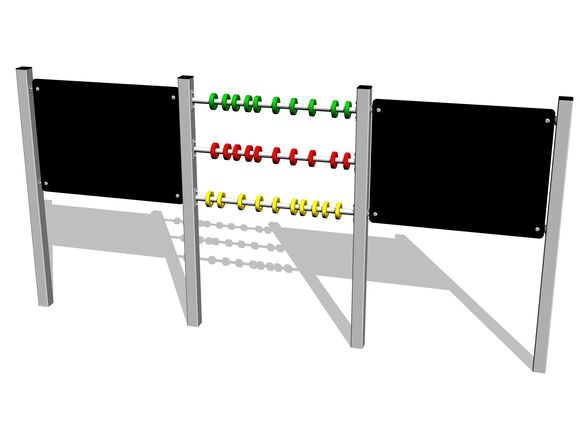 Doppel-Zeichen - und Rechentafel KTP6301KS - silber