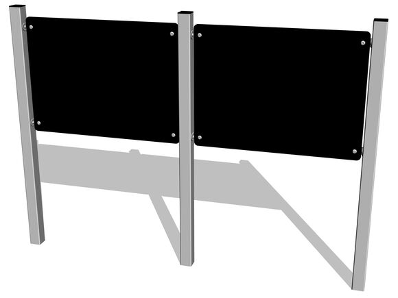 Doppel-Zeichentafel TKV6200KS - silber