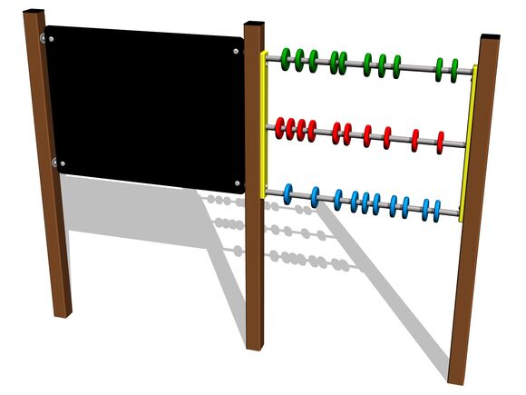 Zeichen - und Rechentafel KTP6201KW - braun