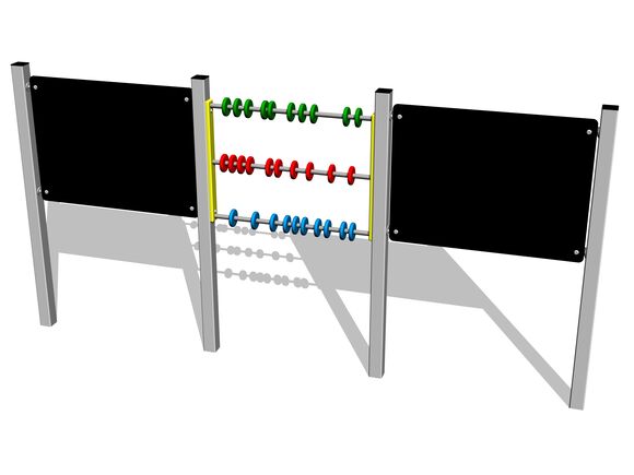 Doppel-Zeichen - und Rechentafel KTP6301KS - silber
