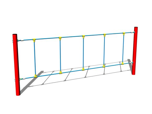 Seile zum Überqueren LP020KR - rot