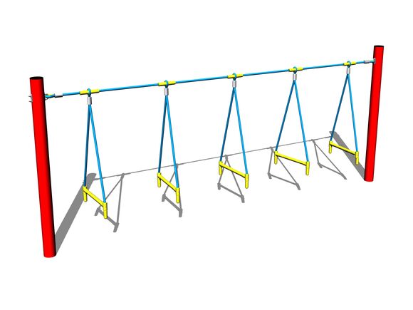Seile zum Überqueren LP090KR - rot
