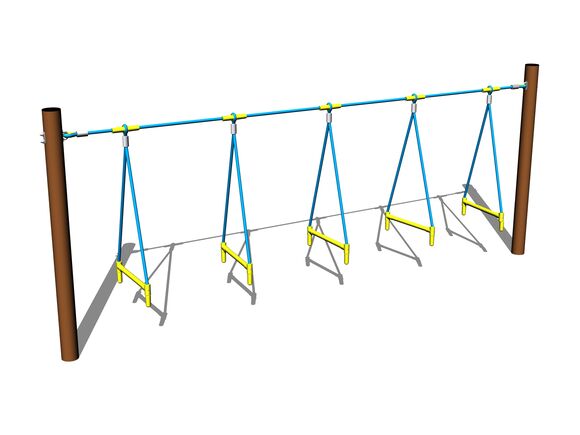 Seile zum Überqueren LP090KW - braun