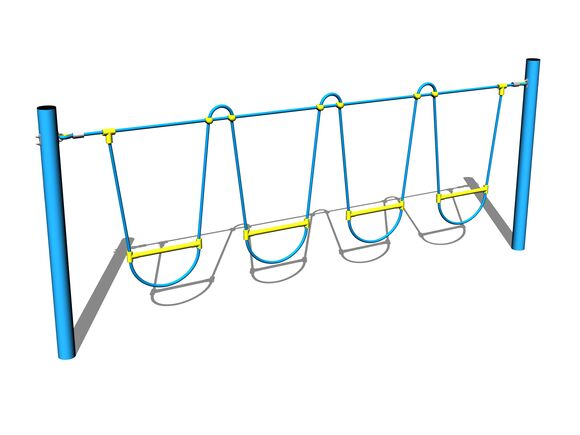 Seile zum Überqueren LP080KB - blau