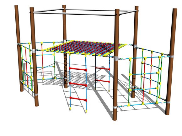 Seilschiff LP150KW - braun (f.h. 1,5 m)