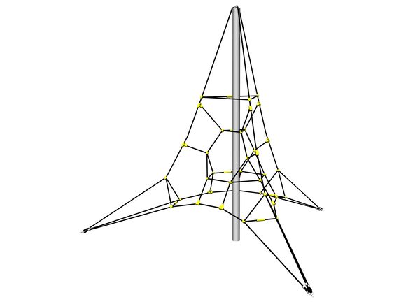Seilpyramide PY3350K (f.h. 1 m, mit 3 Abspannungen)