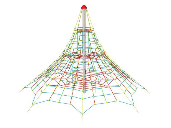 Seilpyramide PY855K (f.h. 1 m, mit 8 Abspannungen)