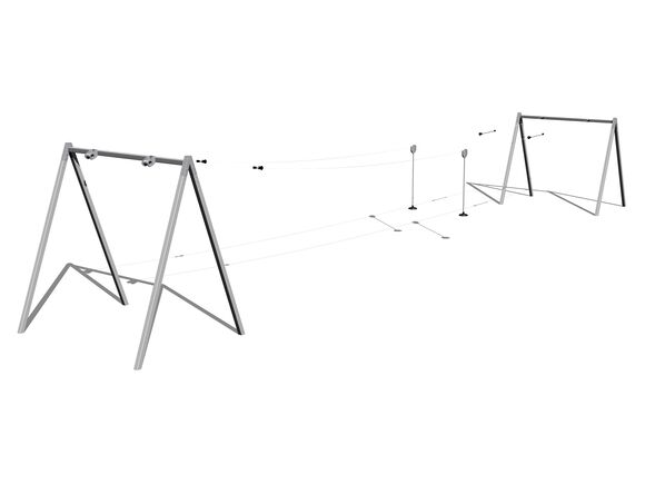 Seilbahn A-Form LD030K - verzinkt