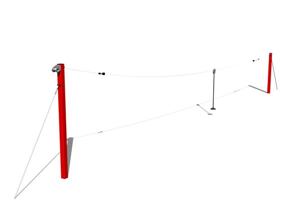 Balken-Seilbahn LD010KR - rot