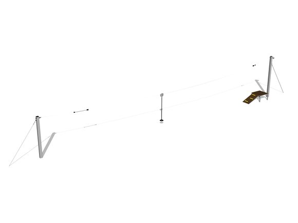 Balken-Seilbahn LD011K - verzinkt