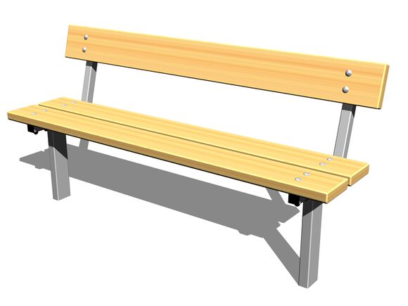 Bank LAV0106ZD (mit Rückenlehne)