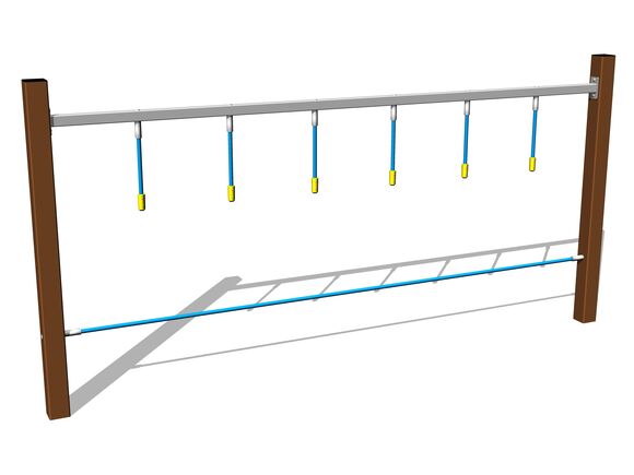Affenspur Seilgriff - braun