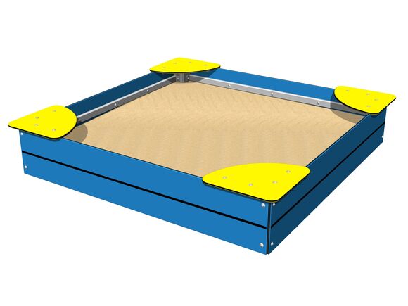 Sandkasten mit Sitzflächen 1,5x1,5 m PIP1515BY
