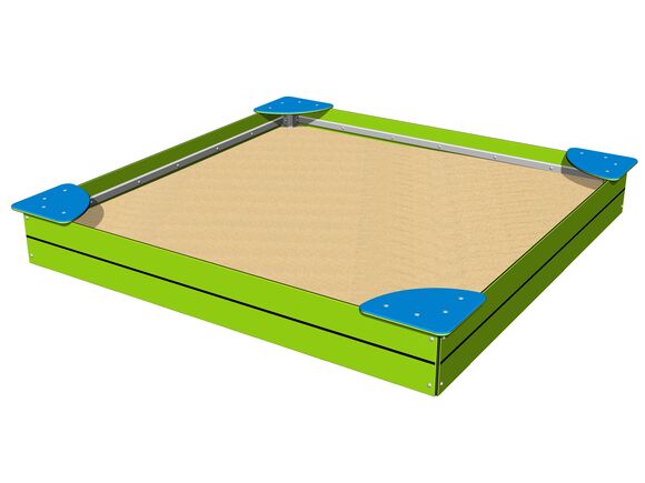 Sandkasten mit Sitzflächen 2x2 m PIP2020LB