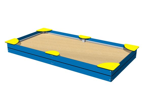 Sandkasten mit Sitzflächen 3x1,5 m PIP3015BY