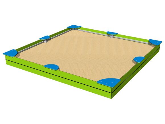 Sandkasten mit Sitzflächen 3x3 m PIP3030LB