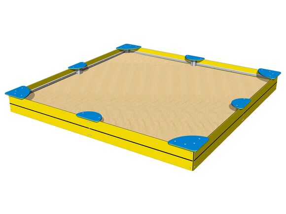 Sandkasten mit Sitzflächen 3x3 m PIP3030YB