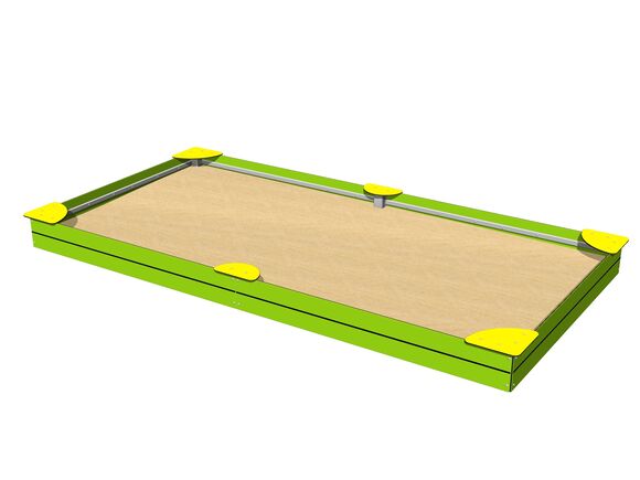 Sandkasten mit Sitzflächen 4x2 m PIP4020LY