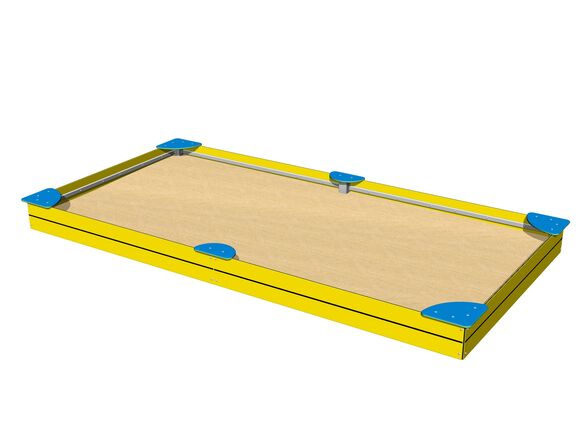 Sandkasten mit Sitzflächen 4x2 m PIP4020YB