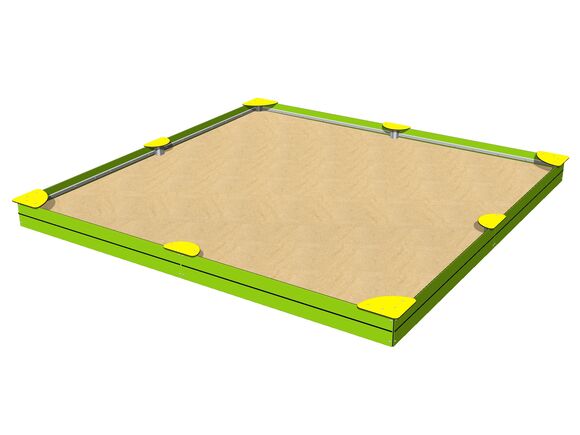 Sandkasten mit Sitzflächen 4x4 m PIP4040LY