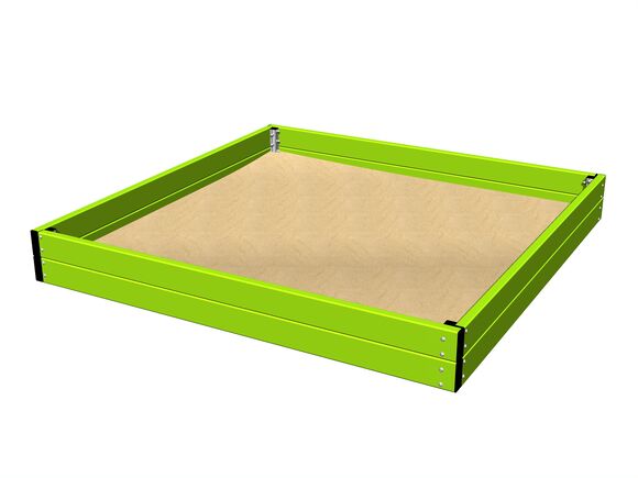 Sandkasten 2x2 m - Limette