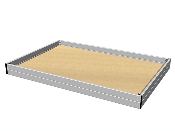Sandkasten 3x2m - silber