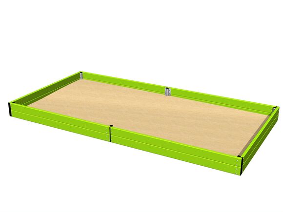 Sandkasten 4x2 m - Limette