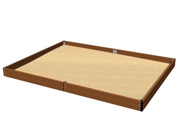 Sandkasten 4x3 m - braun