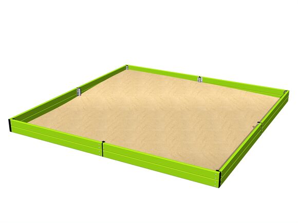 Sandkasten 4x4 m - Limette