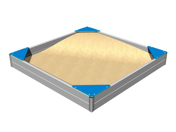 Sitze für 4-Kanten-Sandkasten SP001KB - blau