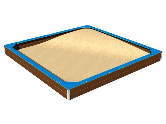 Sitzfläche für Sandkasten 3x3 m SP330KB - blau