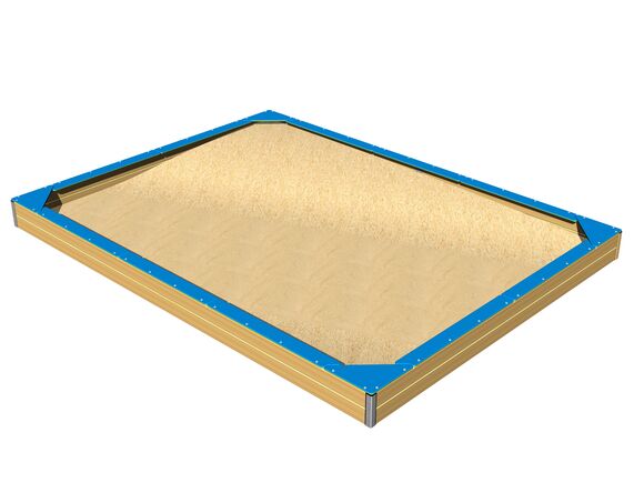 Sitzfläche für Sandkasten 4x3 m SP430DB - blau