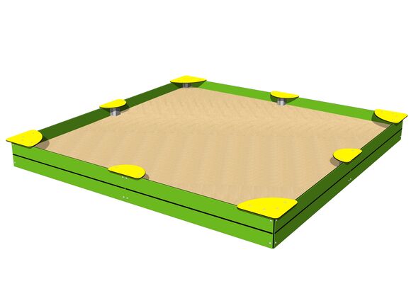 Sandkasten mit Sitzflächen 3x3 m PIP3030LY