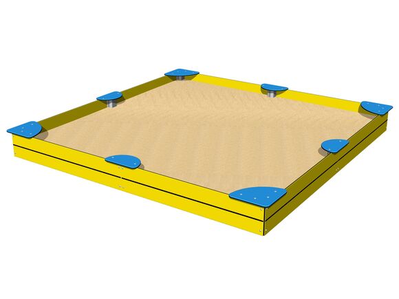 Sandkasten mit Sitzflächen 3x3 m PIP3030YB