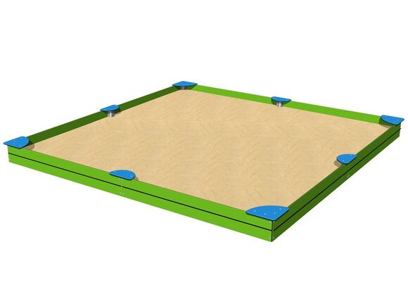 Sandkasten mit Sitzflächen 4x4 m PIH4040LB