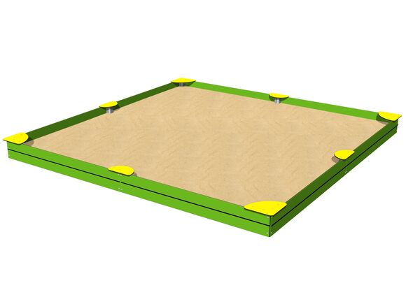 Sandkasten mit Sitzflächen 4x4 m PIP4040LY
