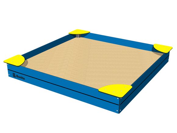Sandkasten mit Sitzflächen 2x2 m PIP2020BY