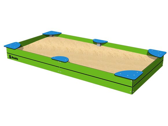 Sandkasten mit Sitzflächen 3x1,5 m PIP3015LB