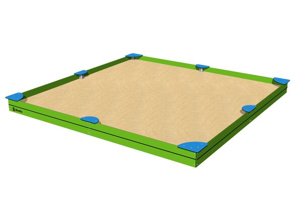 Sandkasten mit Sitzflächen 4x4 m PIP4040GB